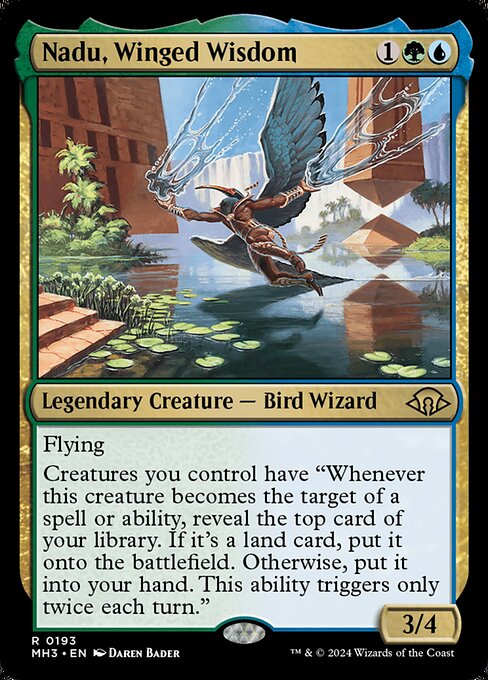 Nadu, Winged Wisdom | MH3 #193 | Nonfoil | English, catalog image