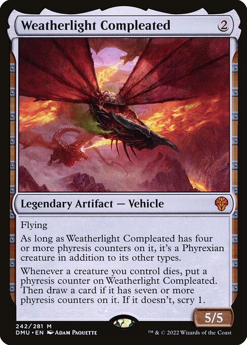 Weatherlight Compleated, DMU #242, English, catalog image