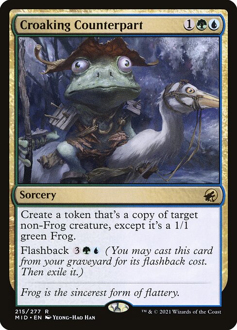 Croaking Counterpart, MID #215, English, catalog image