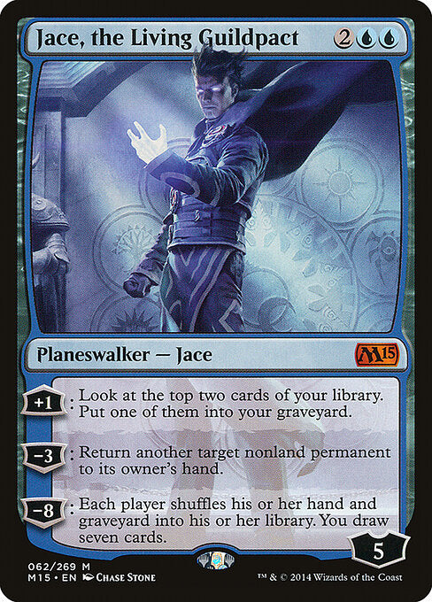 Jace, the Living Guildpact, M15 #62, English, catalog image