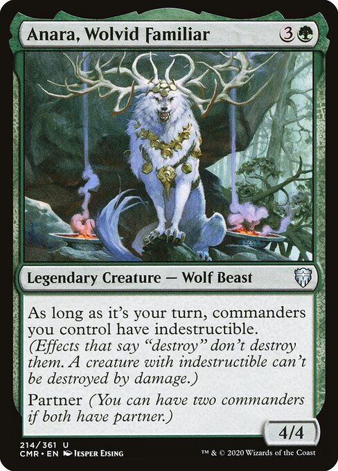 Anara, Wolvid Familiar, CMR #214, English, catalog image