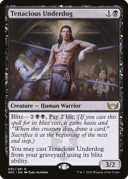 Tenacious Underdog | SNC #97 | Nonfoil | English, catalog image