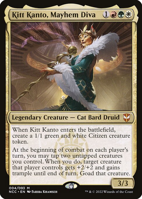 Kitt Kanto, Mayhem Diva | NCC #4 | Nonfoil | English, catalog image