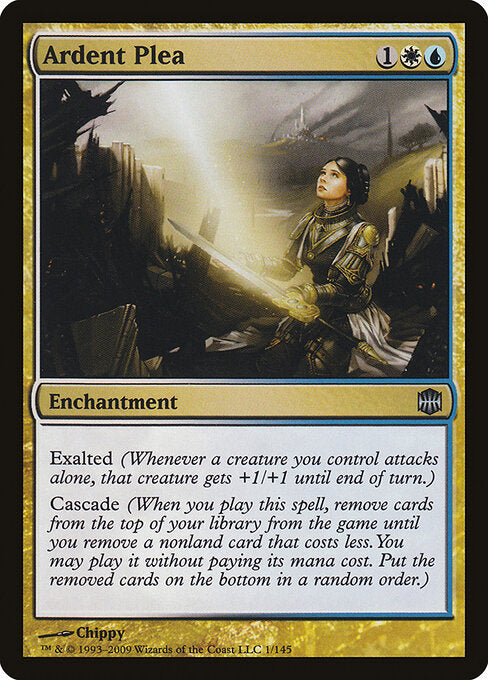Ardent Plea, ARB #1, English, catalog image