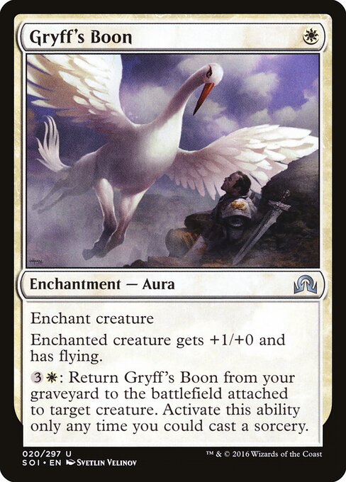 Gryff's Boon | SOI #20 | Nonfoil | English, catalog image