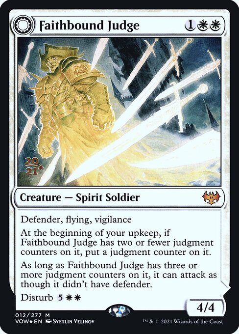 Faithbound Judge // Sinner's Judgment, PVOW #12s, English, catalog image