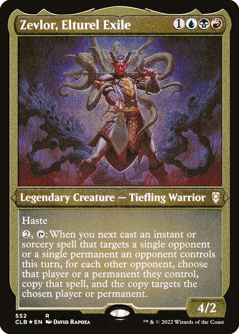 Zevlor, Elturel Exile | CLB #552 | Etched Foil | English, catalog image
