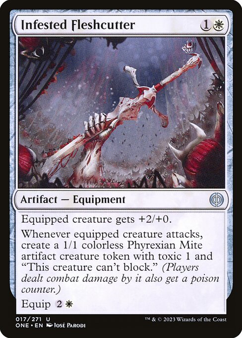 Infested Fleshcutter | ONE #17 | Foil | English, catalog image