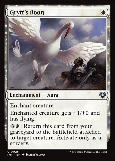 Gryff's Boon | INR #25 | Nonfoil | English, catalog image