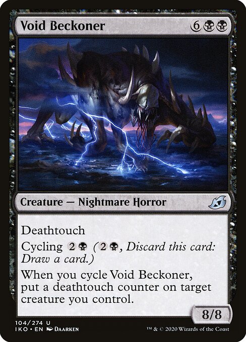 Void Beckoner | IKO #104 | Nonfoil | English, catalog image