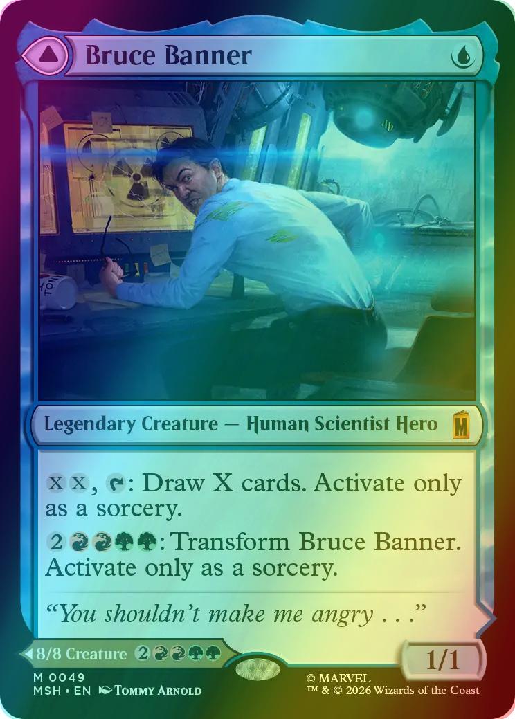 Bruce Banner // The Incredible Hulk | MSH #49 | Foil | English