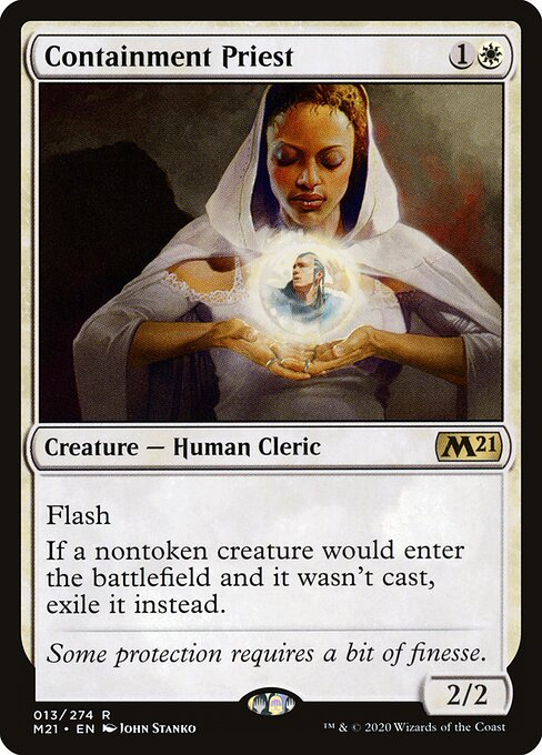 Containment Priest, M21 #13, English, catalog image