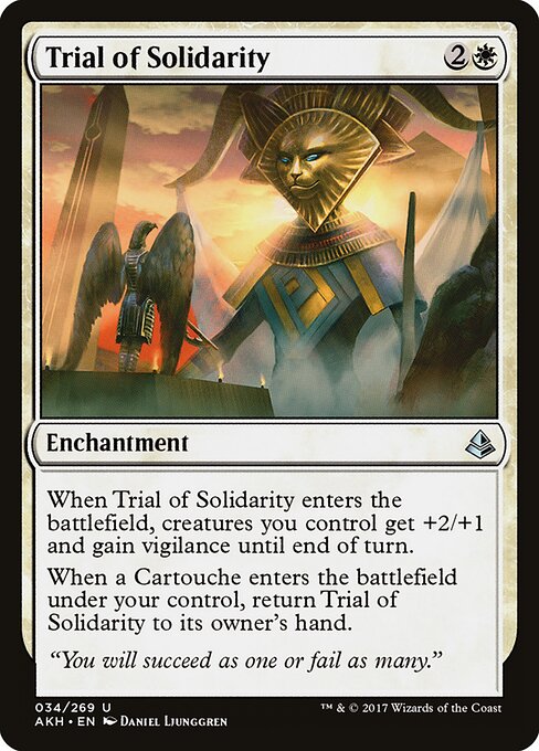 Trial of Solidarity | AKH #34 | Nonfoil | English, catalog image