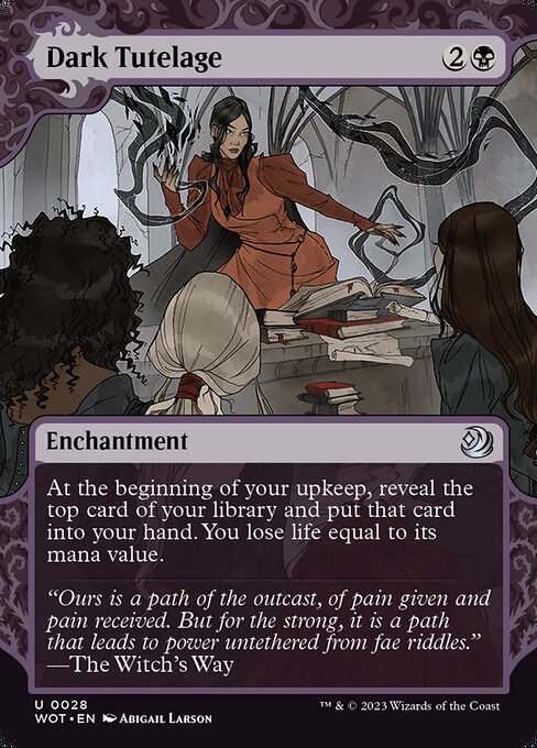 Dark Tutelage | WOT #28 | Nonfoil | English, catalog image