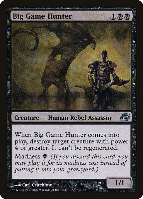 Big Game Hunter | PLC #63 | Nonfoil | English, catalog image