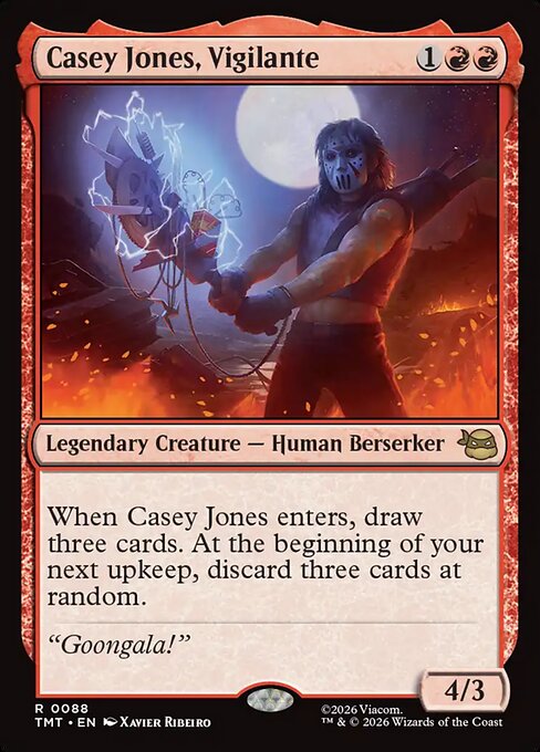 Casey Jones, Vigilante, TMT #88, English, catalog image