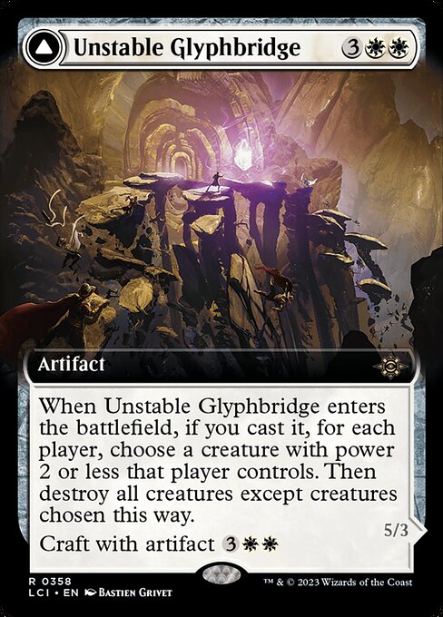 Unstable Glyphbridge // Sandswirl Wanderglyph, LCI #358, English, catalog image