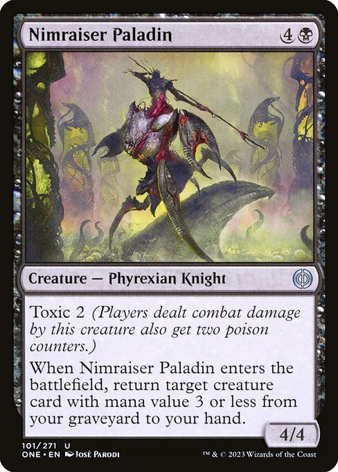 Nimraiser Paladin | ONE #101 | Foil | English, catalog image