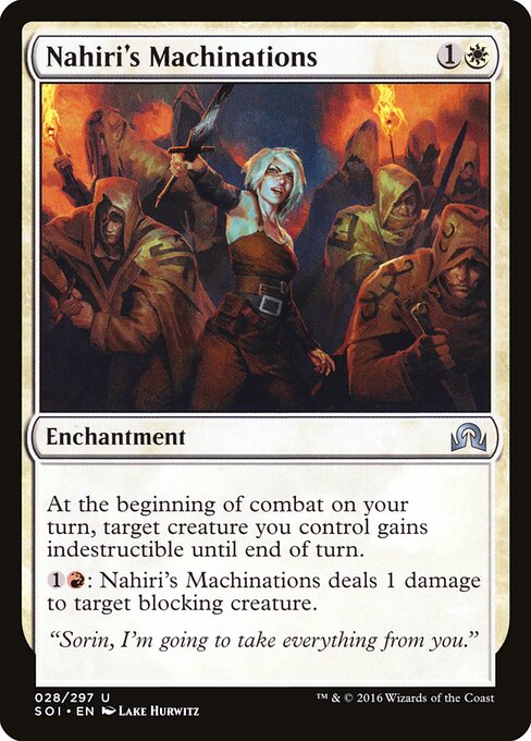 Nahiri's Machinations | SOI #28 | Nonfoil | English, catalog image