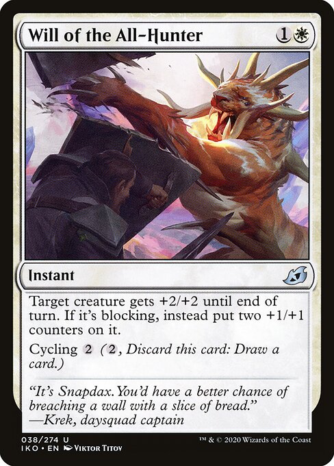 Will of the All-Hunter | IKO #38 | Foil | English, catalog image