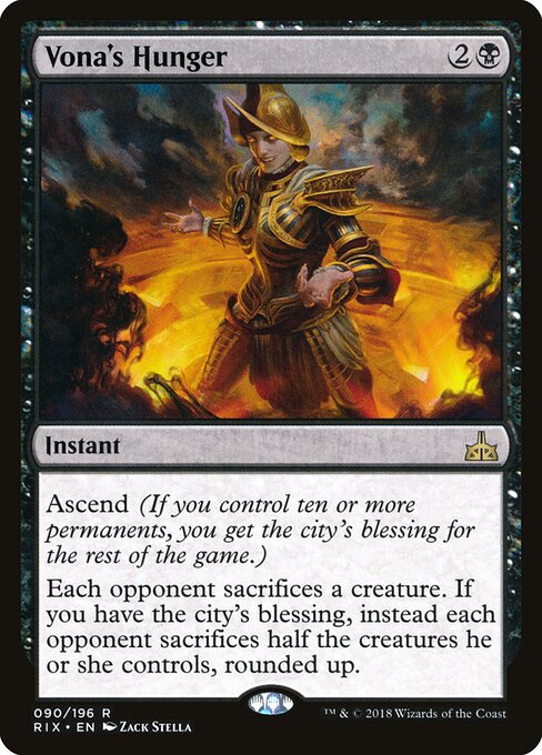 Vona's Hunger | RIX #90 | Nonfoil | English, catalog image