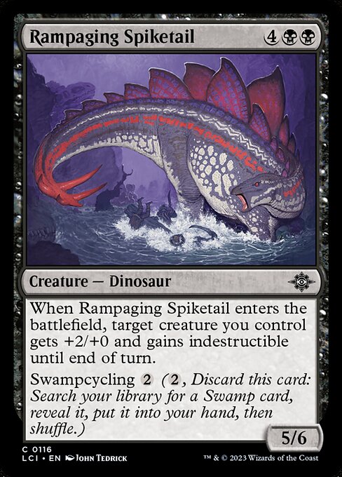 Rampaging Spiketail | LCI #116 | Nonfoil | English, catalog image