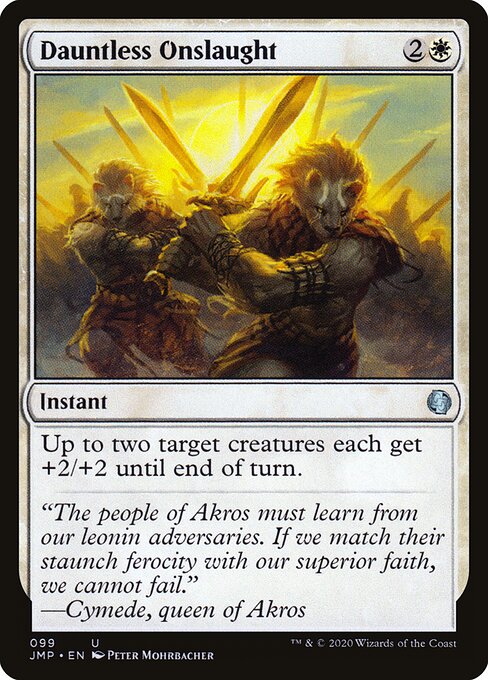 Dauntless Onslaught | JMP #99 | Nonfoil | English, catalog image
