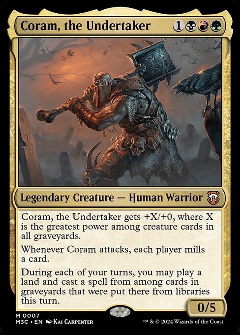 Coram, the Undertaker | M3C #7 | Nonfoil | English, catalog image