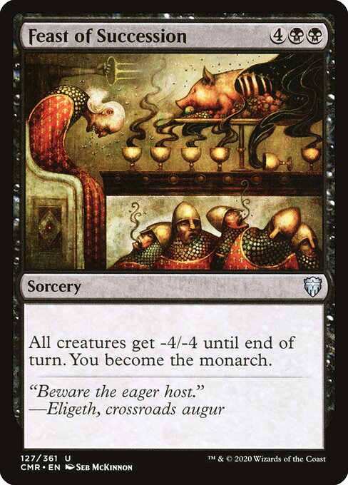 Feast of Succession | CMR #127 | Nonfoil | English, catalog image