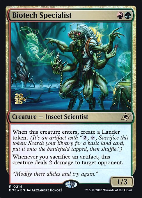 Biotech Specialist, PEOE #214s, English, catalog image