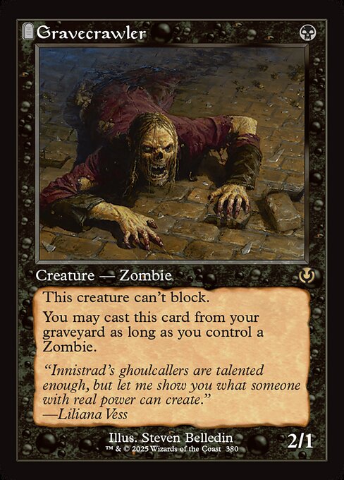 Gravecrawler, INR #380, English, catalog image