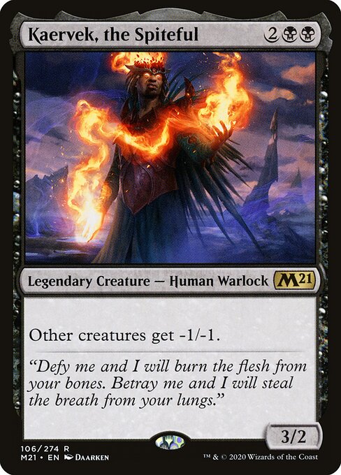 Kaervek, the Spiteful | M21 #106 | Nonfoil | English, catalog image