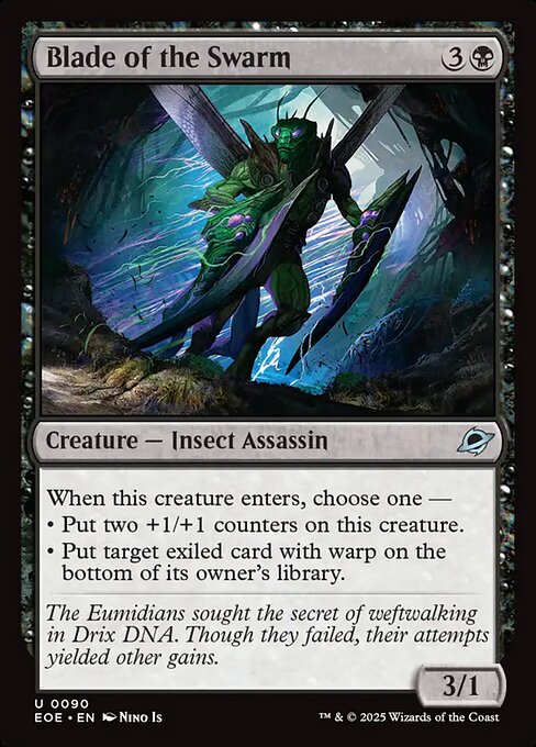 Blade of the Swarm | EOE #90 | Nonfoil | English, catalog image