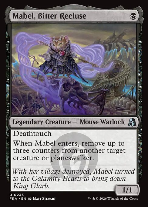 Mabel, Bitter Recluse | FRA #233 | Nonfoil | English, catalog image