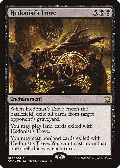 Hedonist's Trove | DTK #106 | Nonfoil | English, catalog image