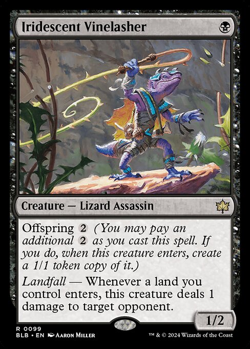 Iridescent Vinelasher, BLB #99, English, catalog image