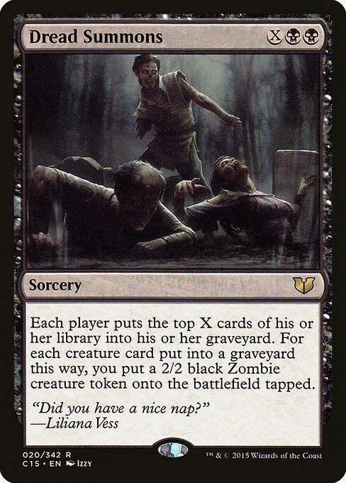 Dread Summons | C15 #20 | Nonfoil | English, catalog image