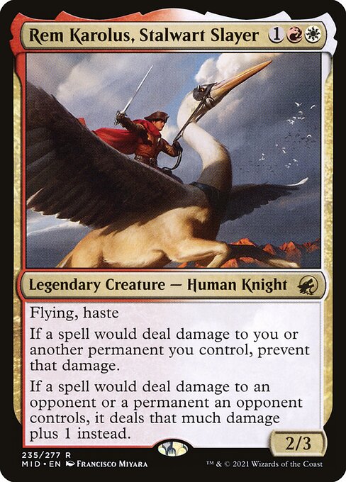 Rem Karolus, Stalwart Slayer | MID #235 | Nonfoil | English, catalog image