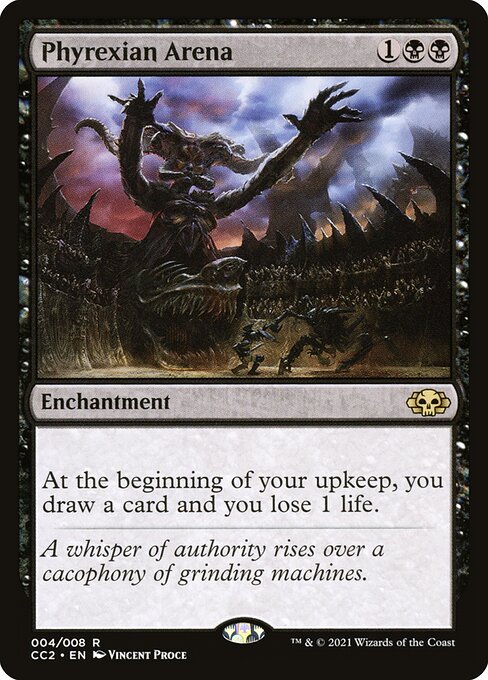 Phyrexian Arena, CC2 #4, English, catalog image