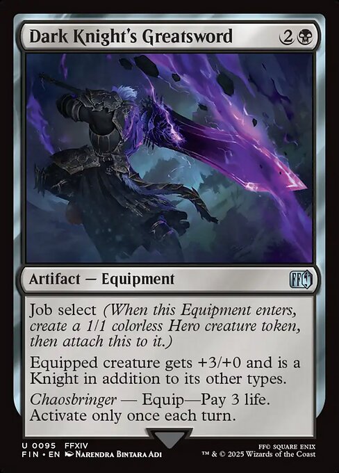 Dark Knight's Greatsword | FIN #95 | Nonfoil | English, catalog image