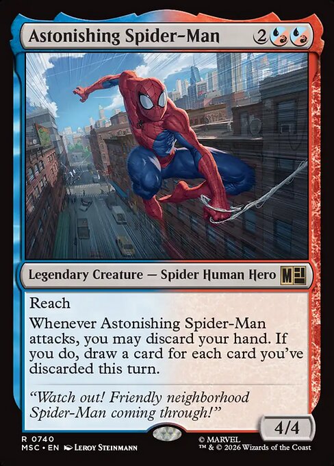 Astonishing Spider-Man, MSC #740, English, catalog image