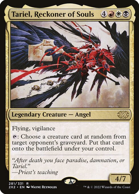 Tariel, Reckoner of Souls | 2X2 #281 | Nonfoil | English, catalog image