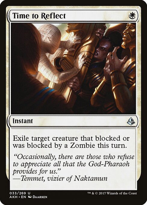 Time to Reflect | AKH #33 | Nonfoil | English, catalog image