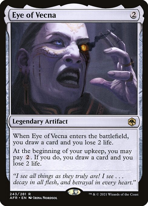 Eye of Vecna, AFR #243, English, catalog image