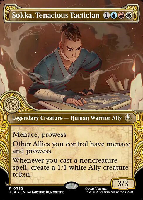 Sokka, Tenacious Tactician, TLA #352, English, catalog image