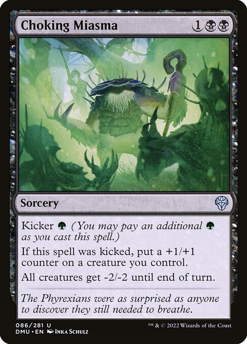 Choking Miasma | DMU #86 | Foil | English, catalog image