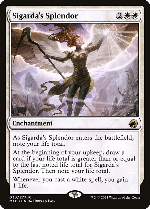 Sigarda's Splendor | MID #33 | Nonfoil | English, catalog image