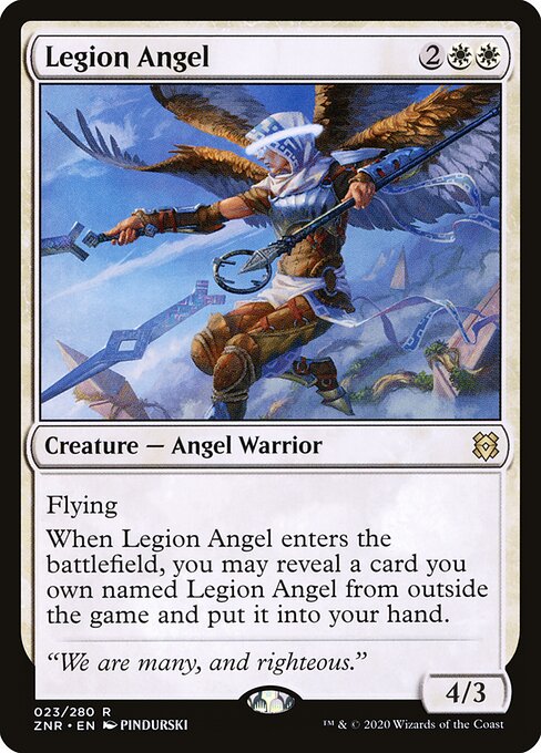Legion Angel, ZNR #23, English, catalog image
