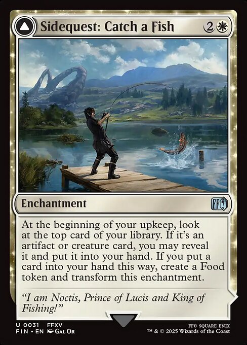 Sidequest: Catch a Fish // Cooking Campsite | FIN #31 | Nonfoil | English, catalog image