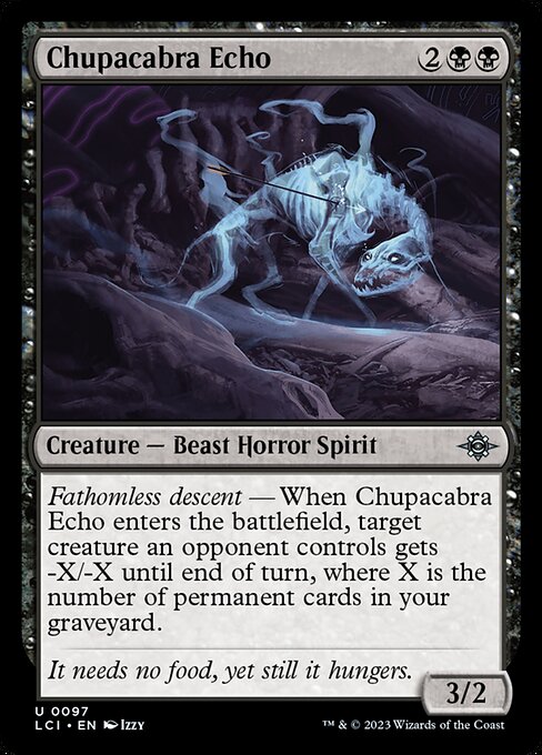 Chupacabra Echo | LCI #97 | Nonfoil | English, catalog image